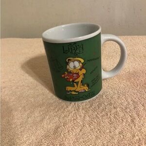 Vintage 1978 Garfield Libra Mug 3 1/2” Tall